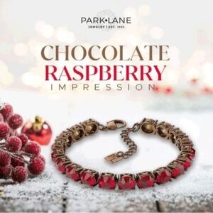 Park Lane Chocolate Raspberry Impression Bracelet